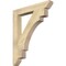 Ekena Millwork Merced Slat Rough Sawn Bracket, Douglas Fir, 4"W x 30"D x 36"H BKT04X30X36MRC06RDF - alternate 1